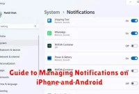 Guide to Managing Notifications on iPhone and Android