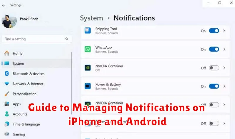 Guide to Managing Notifications on iPhone and Android
