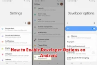 How to Enable Developer Options on Android