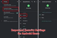 Important Security Settings for Android Users